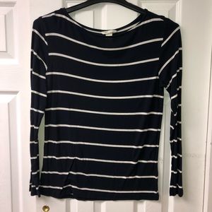 Striped long sleeve shirt